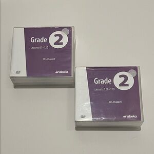 Abeka Grade 2 DVD Set lessons 61-170 Homeschool Teacher Mrs Chappell